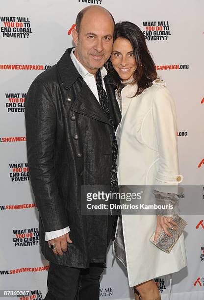 John Varvatos and wife Joyce Varvatos attend John Legend's Show Me Campaign benefit at the Soho House on May 19, 2009 in New York City.