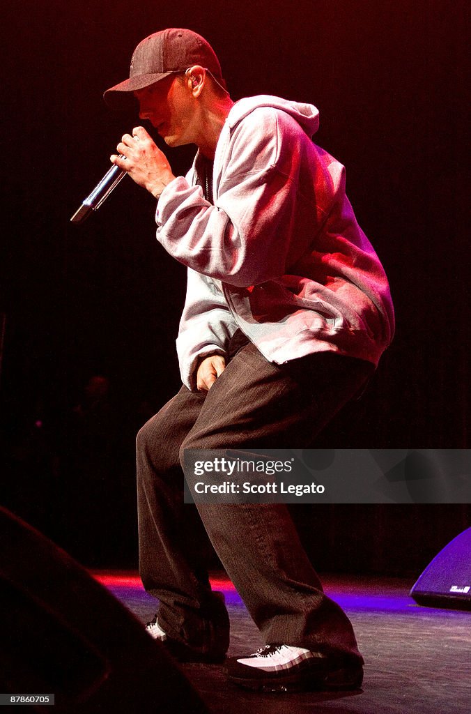 Eminem Gives A Free MySpace Music Concert To Celebrate The Release Of "Relapse"