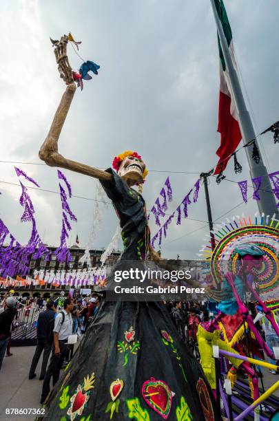 día de muertos in méxico - día stock-fotos und bilder