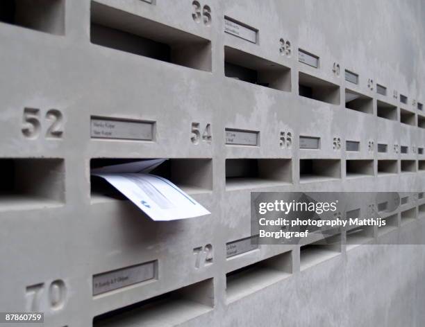 Mail Box Rows Row Of Mailboxes Photos and Premium High Res Pictures - Getty Images