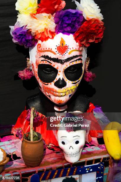 día de muertos in méxico - día stock-fotos und bilder