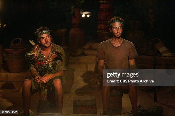 John "JT" Thomas Jr. And Stephen Fishbach, during the final tribal council, during the finale episode of SURVIVOR: TOCANTINS- THE BRAZILIAN...