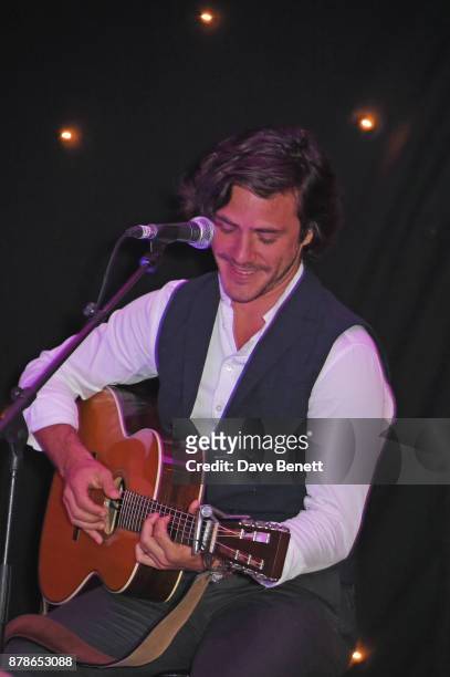 Jack Savoretti performs at the Audi A8 Launch at Cowdray House on November 24, 2017 in Midhurst, England.
