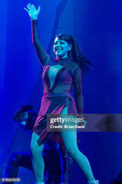 Lisa Scott-Lee of Steps performs at The O2 Arena on November 24, 2017 in London, England.