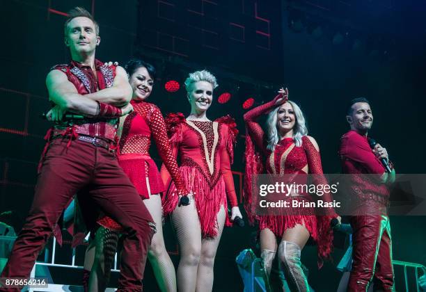 Ian "H" Watkins , Lisa Scott-Lee, Claire Richards, Faye Tozer and Lee Latchford-Evans of Steps perform at The O2 Arena on November 24, 2017 in...