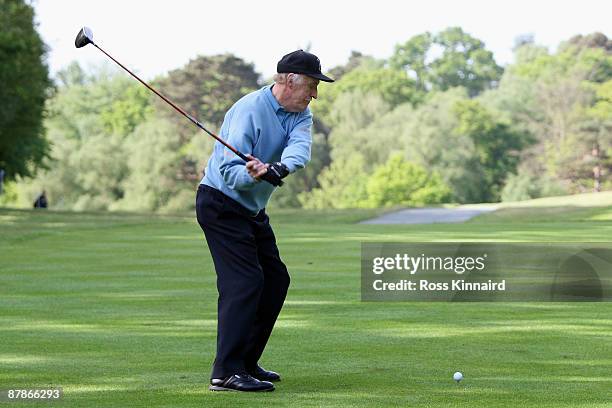 Bruce Forsyth compets in the Pro Am at the BMW PGA Championship at Wentworth on May 20, 2009 in Virginia Water, England.