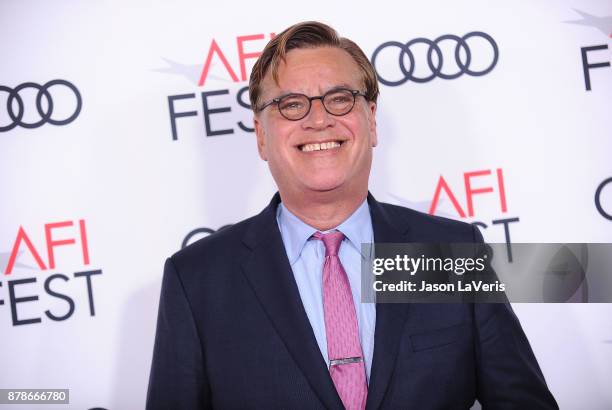 Writer Aaron Sorkin attends the closing night gala screening of "Molly's Game" at the 2017 AFI Fest at TCL Chinese Theatre on November 16, 2017 in...