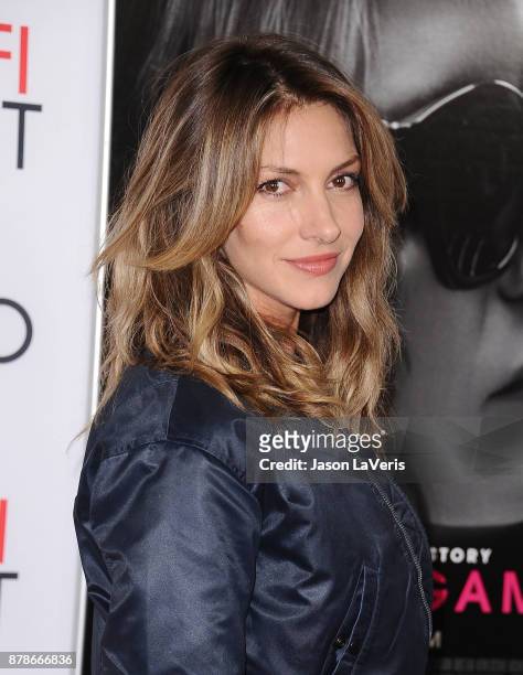 Actress Dawn Olivieri attends the closing night gala screening of "Molly's Game" at the 2017 AFI Fest at TCL Chinese Theatre on November 16, 2017 in...