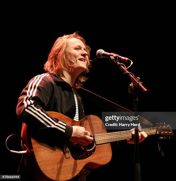 Lewis Capaldi performs at The Hexagon on November 24, 2017 in Reading, England.