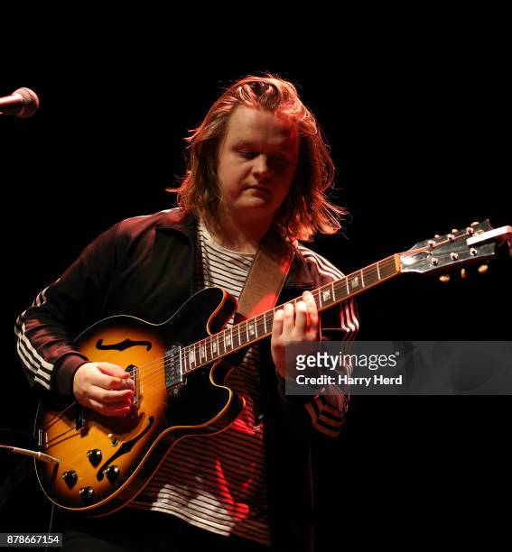 Lewis Capaldi performs at The Hexagon on November 24, 2017 in Reading, England.