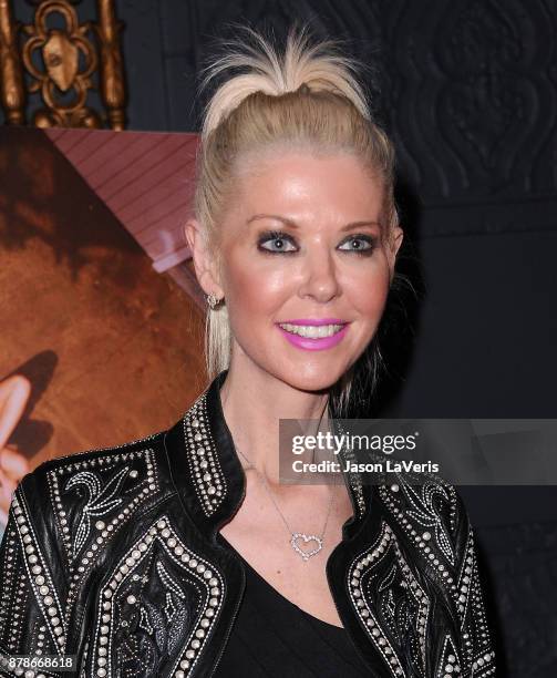 Actress Tara Reid attends the premiere of "The Tribes of Palos Verdes" at The Theatre at Ace Hotel on November 17, 2017 in Los Angeles, California.