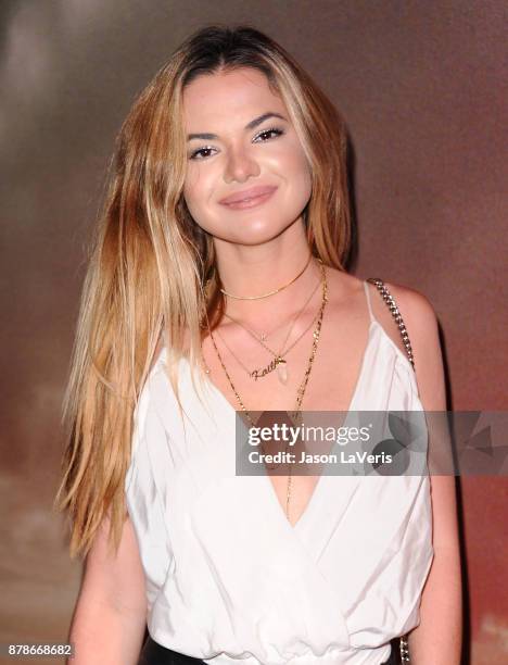 Actress Kaili Thorne attends the premiere of "The Tribes of Palos Verdes" at The Theatre at Ace Hotel on November 17, 2017 in Los Angeles, California.