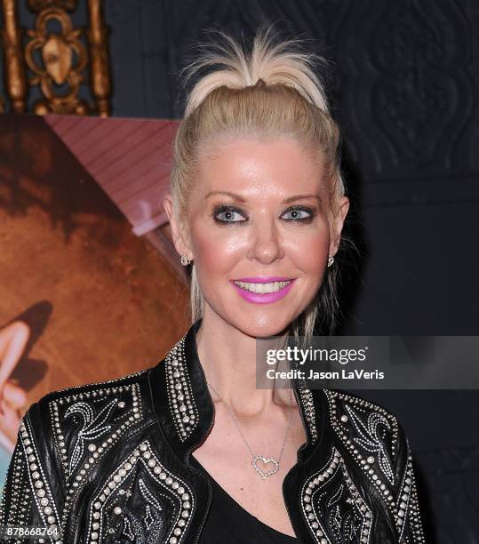 Actress Tara Reid attends the premiere of "The Tribes of Palos Verdes" at The Theatre at Ace Hotel on November 17, 2017 in Los Angeles, California.