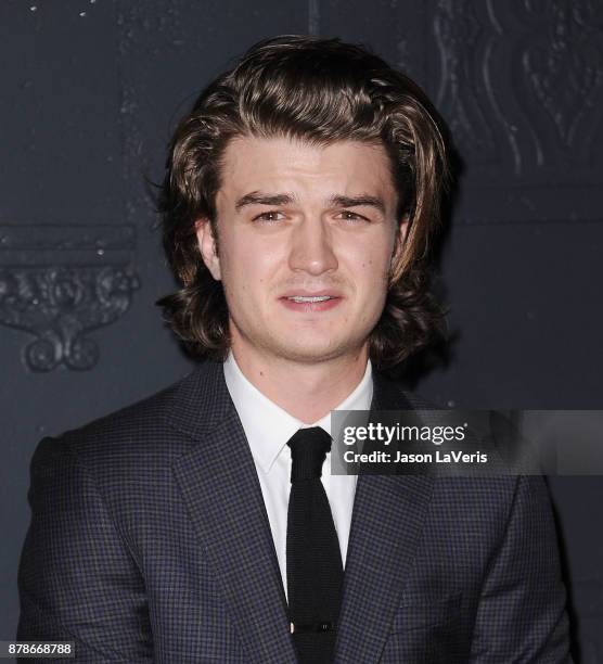 Actor Joe Keery attends the premiere of "The Tribes of Palos Verdes" at The Theatre at Ace Hotel on November 17, 2017 in Los Angeles, California.