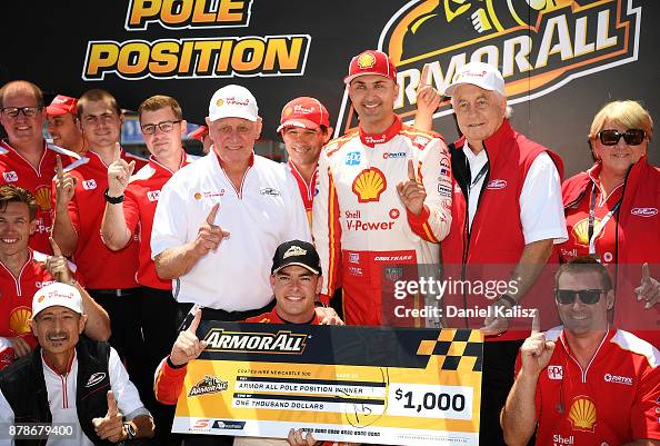 shell v-power racing team scott mclaughlin 'back to... Scott McLaughlin driver of the Shell V-Power Racing Team Ford Falcon ...
