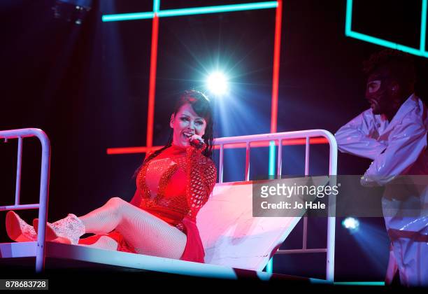 Lisa Scott-Lee of Steps perform at The O2 Arena on November 24, 2017 in London, England.