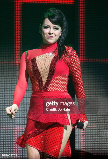 Lisa Scott-Lee of Steps perform at The O2 Arena on November 24, 2017 in London, England.
