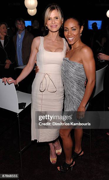 Actors Kyra Sedgewick and Jada Pinkett Smith attend the 2009 Turner Upfront at Hammerstein Ballroom on May 20, 2009 in New York City. 18289_0314.JPG