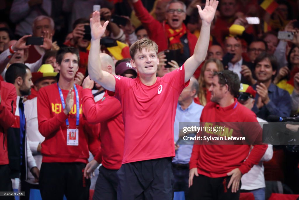 Davis Cup World Group Final - France v Belgium - Day One