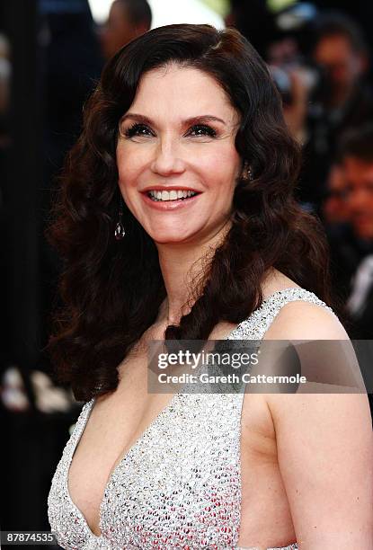 Actress Alessandra Martines attends the Inglourious Basterds Premiere held at the Palais Des Festivals during the 62nd International Cannes Film...