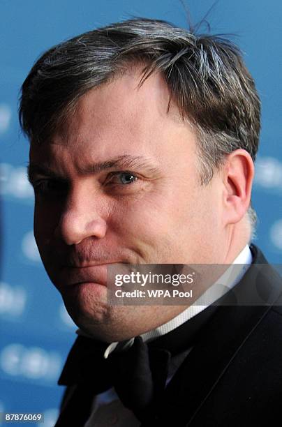 Secretary of State for Children, Schools and Families, Ed Balls, arrives for the CBI Annual Dinner in London's Park Lane May 20, 2009 in London,...