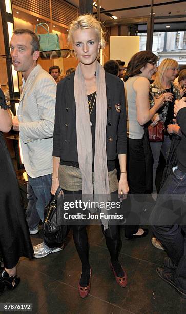 Jaquetta Wheeler attends the book launch party for 'Romance' hosted by Mulberry at the Mulberry Store on May 20, 2009 in London, England.