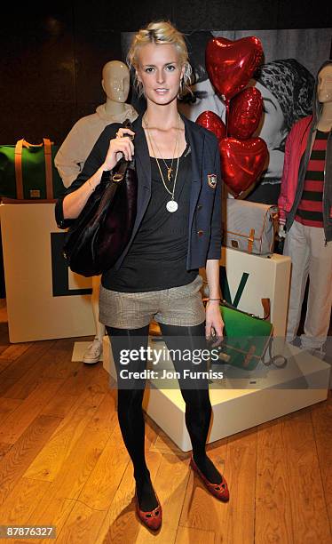 Jaquetta Wheeler attends the book launch party for 'Romance' hosted by Mulberry at the Mulberry Store on May 20, 2009 in London, England.