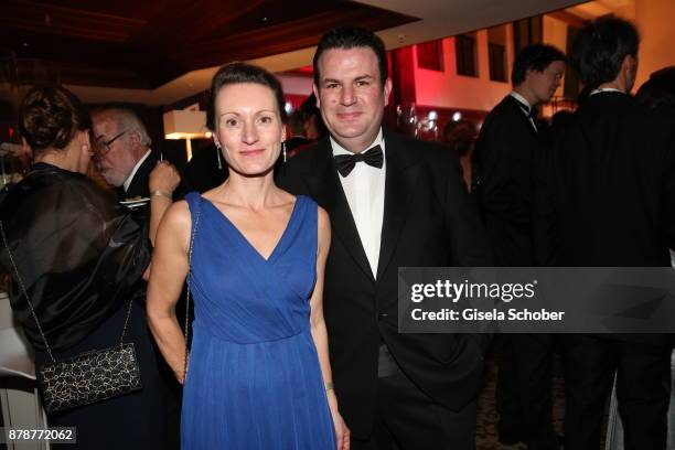 Hubertus Heil and his wife Solveig Orlowsky during the 66th 'Bundespresseball' at Hotel Adlon on November 24, 2017 in Berlin, Germany.