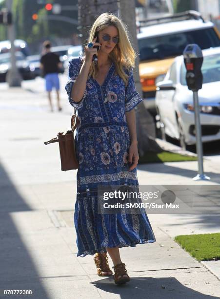 Nicky Hilton is seen on November 24, 2017 in Los Angeles, CA.