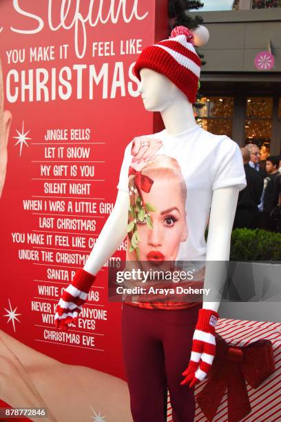 The Grove hosts Gwen Stefani's album signing for "You Make It Feel Like Christmas" at The Grove on November 24, 2017 in Los Angeles, California.