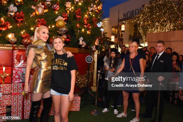 Gwen Stefani signs her new album, "You Make It Feel Like Christmas" at The Grove on November 24, 2017 in Los Angeles, California.