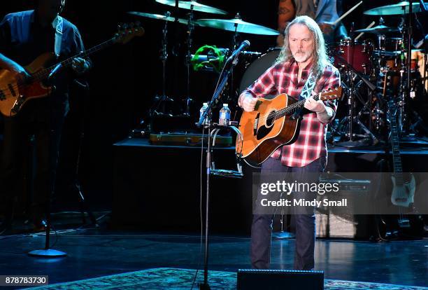 Recording artist Timothy B. Schmit performs as he kicks off his tour at The Orleans Showroom at The Orleans Hotel & Casino on November 24, 2017 in...