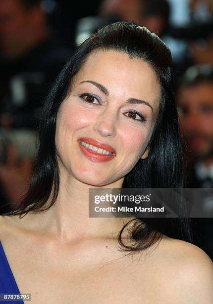Julie Dreyfus attends the 'Inglourious Basterds' Premiere at the Grand Theatre Lumiere during the 62nd Annual Cannes Film Festival on May 20, 2009 in...