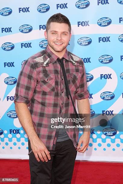 Former contestant Chris Richardson arrives at the American Idol Season 8 Grand Finale held at Nokia Theatre L.A. Live on May 20, 2009 in Los Angeles,...