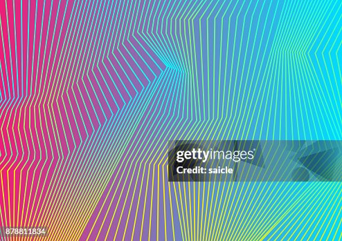 Bunte, geschwungene Linien-Muster-design Bunte, geschwungene Linien-Muster-design