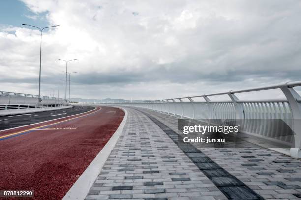 blue sky and white clouds on the highway - shaoxing stock pictures, royalty-free photos & images