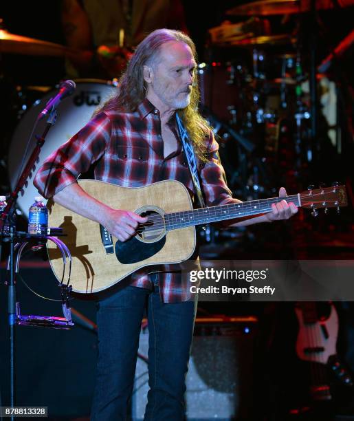 Recording artist Timothy B. Schmit performs as he kicks off his tour at The Orleans Showroom at The Orleans Hotel & Casino on November 24, 2017 in...