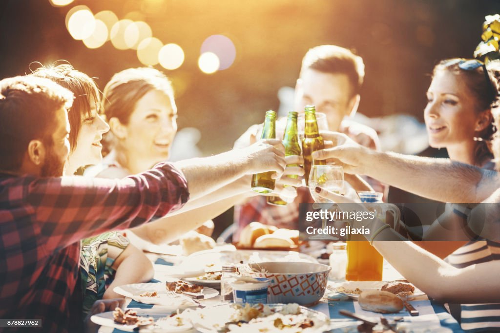 Summer backyard party.