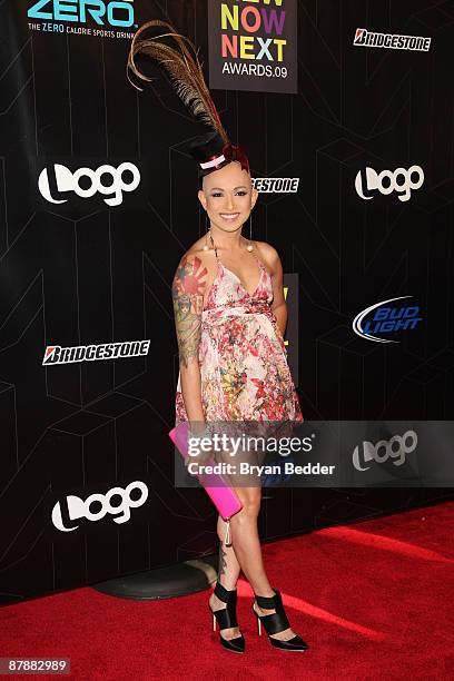 Ongina attends the 2nd Annual Logo NewNowNext Awards at the Hiro Ballroom at The Maritime Hotel on May 20, 2009 in New York City.