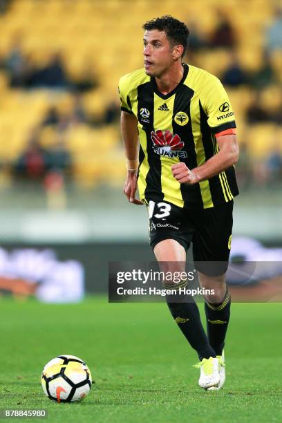 Marco Rossi of the Phoenix in action during the round eight A-League match between the Wellington Phoenix and the Central Coast Mariners at Westpac...