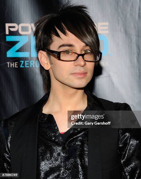 Fashion designer Christian Siriano attends the 2nd Annual Logo NewNowNext Awards at the Hiro Ballroom at The Maritime Hotel on May 20, 2009 in New...