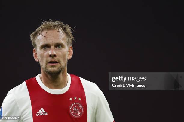 Siem de Jong of Ajax during the international friendly match between Ajax Amsterdam and Borussia Mönchengladbach at the Amsterdam Arena on November...