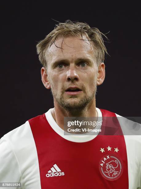 Siem de Jong of Ajax during the international friendly match between Ajax Amsterdam and Borussia Mönchengladbach at the Amsterdam Arena on November...