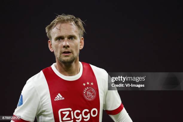 Siem de Jong of Ajax during the international friendly match between Ajax Amsterdam and Borussia Mönchengladbach at the Amsterdam Arena on November...