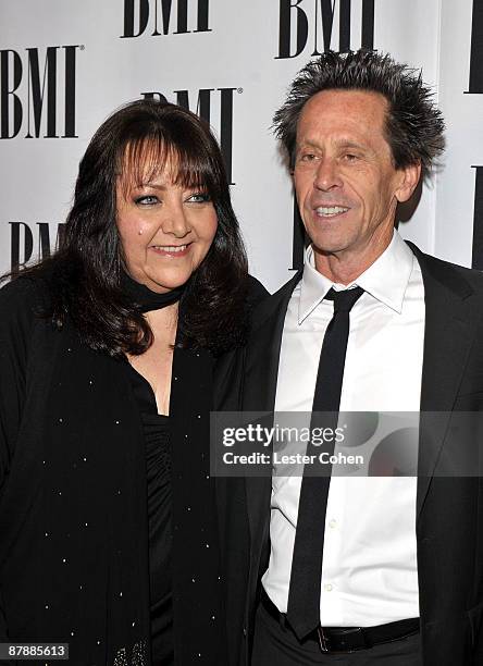 Vice President, Film/TV Relations Doreen Ringer Ross and producer Brian Grazer attend BMI's 57th Annual Film And Television Awards held at The...