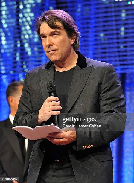 Composer David Newman speaks onstage at BMI's 57th Annual Film And Television Awards held at The Beverly Wilshire Hotel on May 20, 2009 in Beverly...