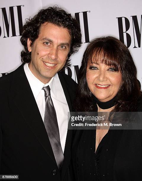 Composer Cliff Eidelman and Doreen Ringer Ross, vice president, film/tv relations attend the BMI annual Film and Television Awards at the Beverly...