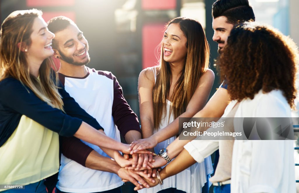 Grouping Together Grouped Together To Support High-Res Stock Photo - Getty Images