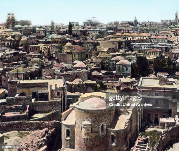 View of the city of Jerusalem.