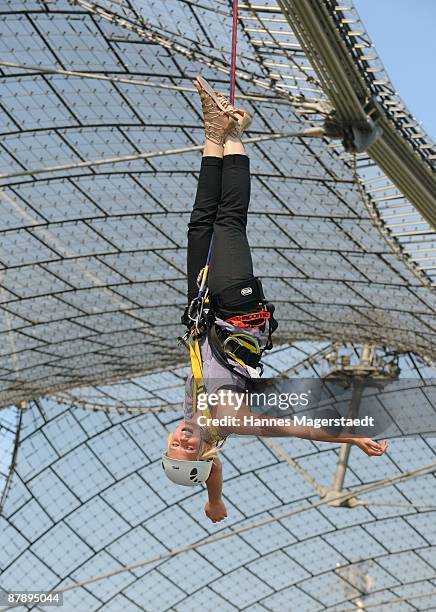 Mirjam Weichselbraun during the photocall at the Olympiastadion for THE DOME 50 on May 21, 2009 in Munich, Germany.